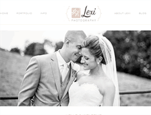 Tablet Screenshot of lexiphotography.com